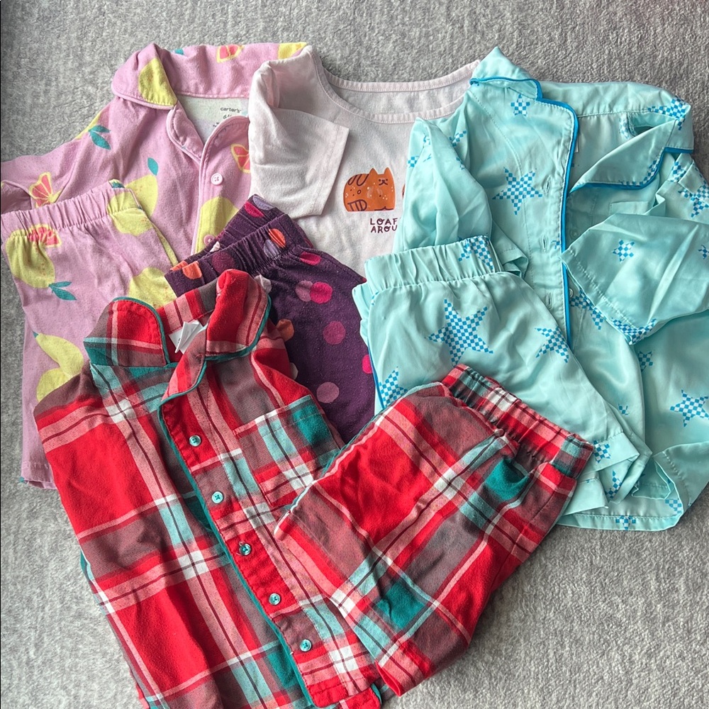 Multicolor Kids Pajama Bundle